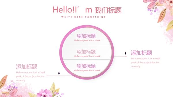 粉色小清新唯美美容护肤宣传动态PPT