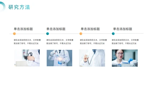 绿色医疗风医学临床研究报告通用PPT模板