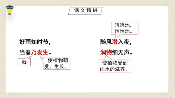 古诗词诵读 3 春夜喜雨 课件