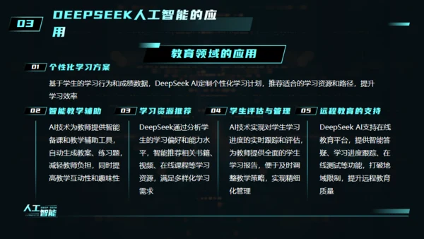AI科技之眼DEEPSEEK人工智能通用PPT模板