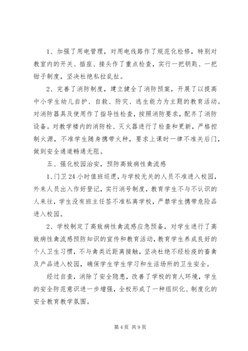 安全检查自查报告精选范文4篇.docx