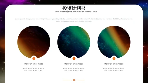 简约商务风创业投资计划书通用PPT模板