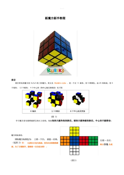 详解魔方公式(附有图纸)41649.docx