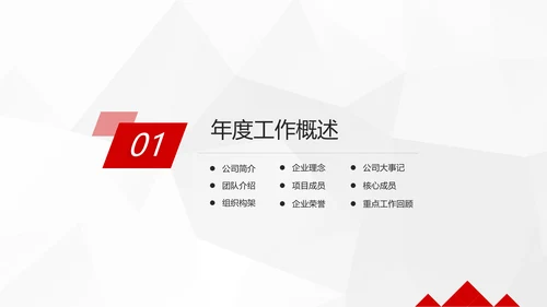红色简约2019年工作总结计划述职报告PPT