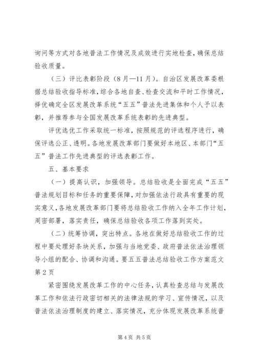 五五普法总结验收工作方案范文.docx