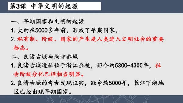 2024--2025学年七年级历史上册期中复习课件（1--11课   89张PPT）