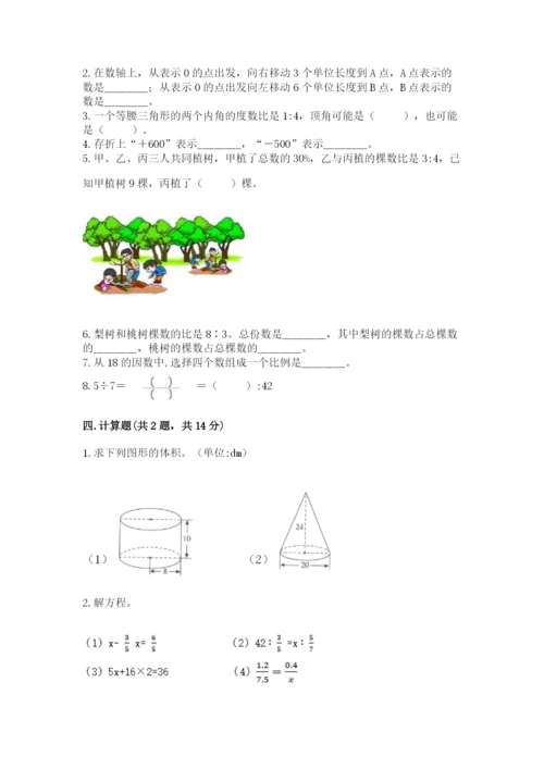 北师大版六年级下册数学期末测试卷精品【名师推荐】.docx