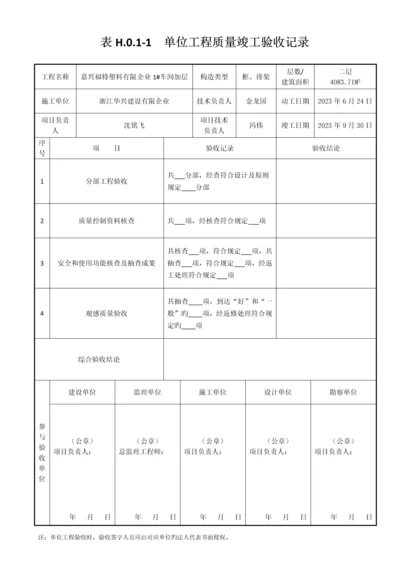 表单位工程质量竣工验收记录.docx