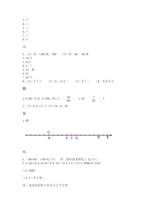 辽宁省【小升初】2023年小升初数学试卷精品（黄金题型）.docx