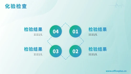 绿色渐变医学病例汇报PPT模板