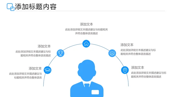 欧美风蓝色公司介绍企业宣传提案PPT模板