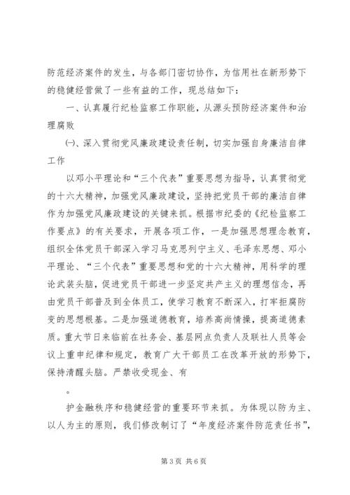 乡镇审计局年度纪检监察工作总结.docx