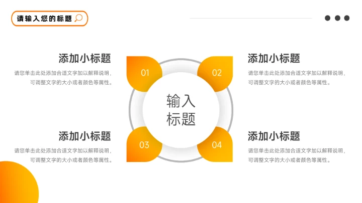 黄色渐变欧美工作总结汇报PPT模板