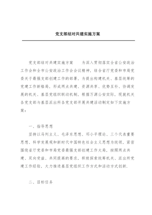 党支部结对共建实施方案.docx