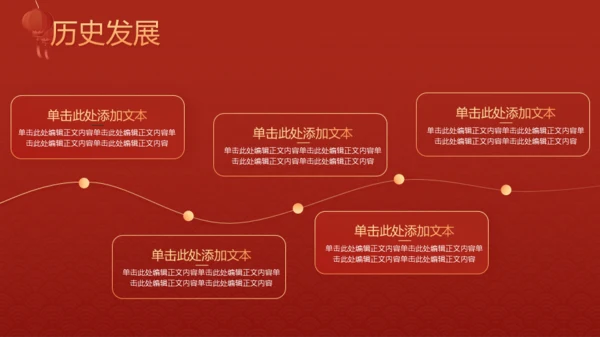 红色喜庆风春节PPT模板
