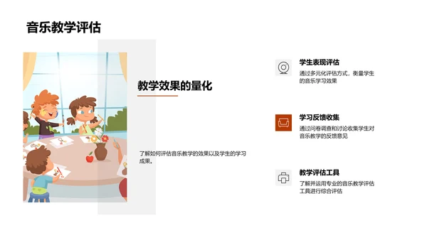 音乐与教学效能PPT模板