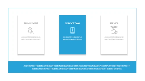 蓝色欧美风商务公司介绍企业宣传PPT模板
