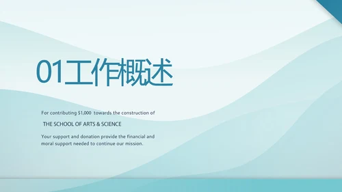 蓝色大气医院医疗年终工作汇报动态PPT模板