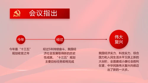 红色大气党风廉政建设工作总结动态PPT模板