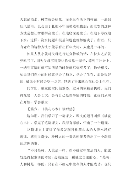 桃花心木读后感450字.docx