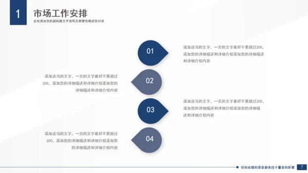 拼搏市场部年度业绩总结冲刺通用PPT模板