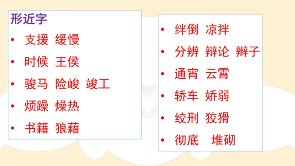 部编版六年级语文下册 期末 基础复习   课件