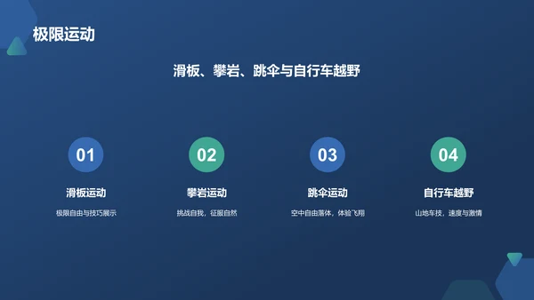 蓝色摄影风体育运动PPT模板