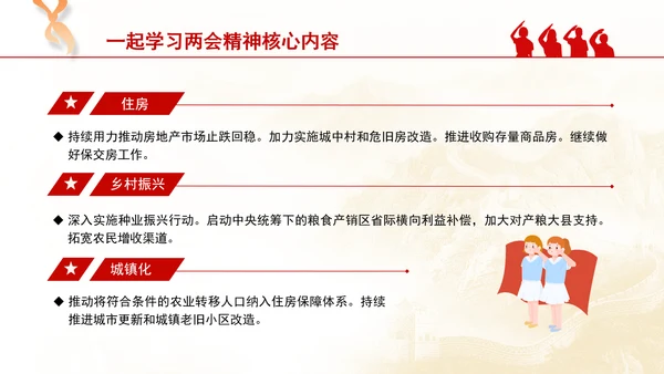 学校学2025年两会精神极简版核心内容ppt