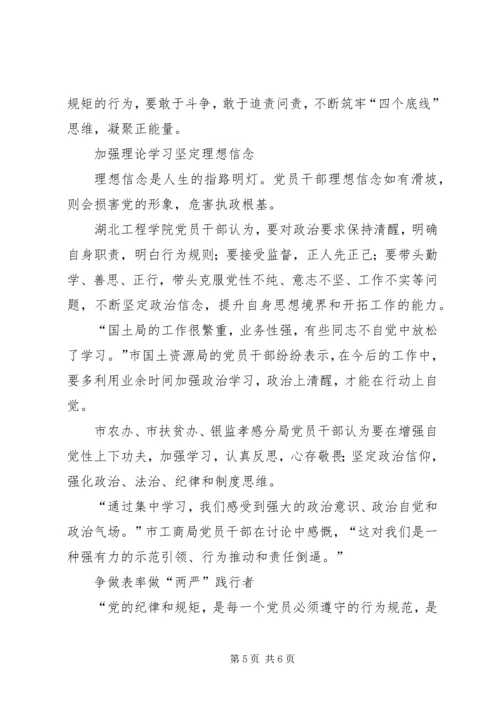 纪检干部严明政治纪律严守政治规矩培训体会 (3).docx