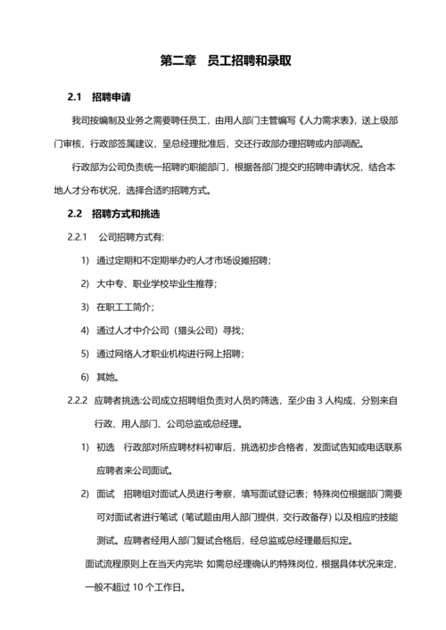 最新最全版员工标准手册范本.docx