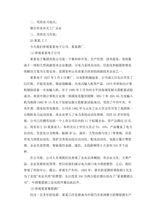 酒厂的实习报告模板汇总七篇.docx