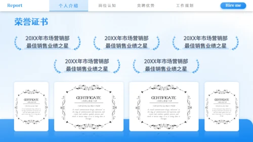 市场营销部竞聘述职报告通用PPT模板