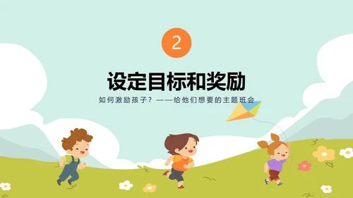 如何激励孩子主题班会放风筝ppt模板