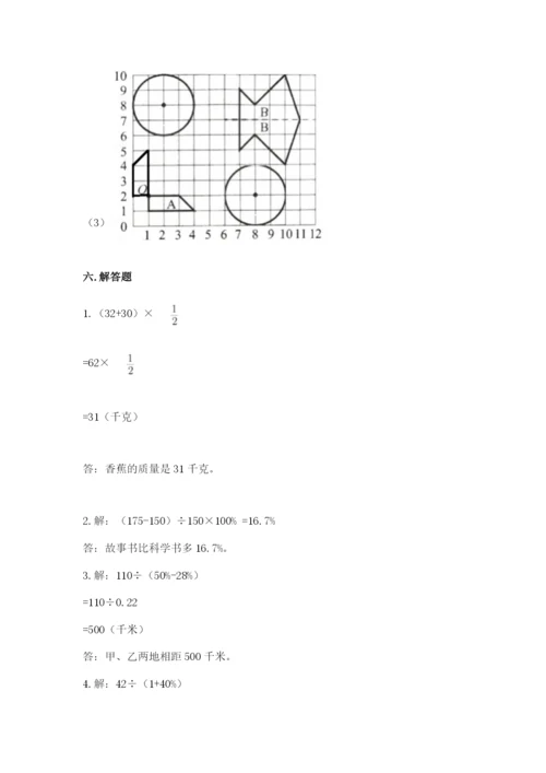 人教版小学六年级上册数学期末测试卷（有一套）word版.docx