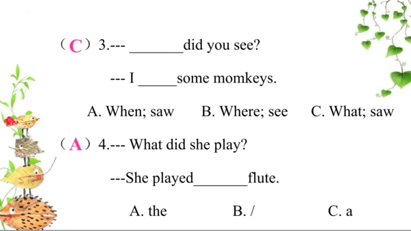 Module 8 Unit 2 Where did you go yesterday？  课件（共3
