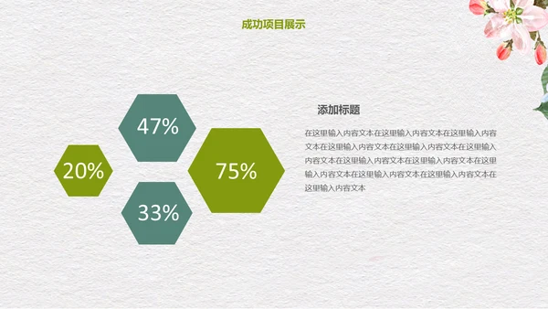 灰色简约文艺小清新工作汇报通用PPT模板