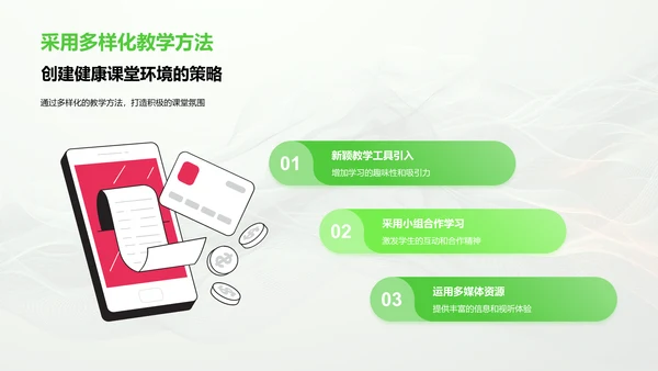 构建健康教学环境PPT模板