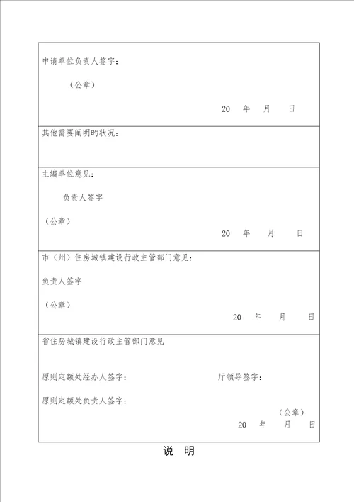 四川省工程建设地方标准制定修订项目申请表