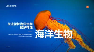 蓝色海洋生物多样性课件培训PPT案例