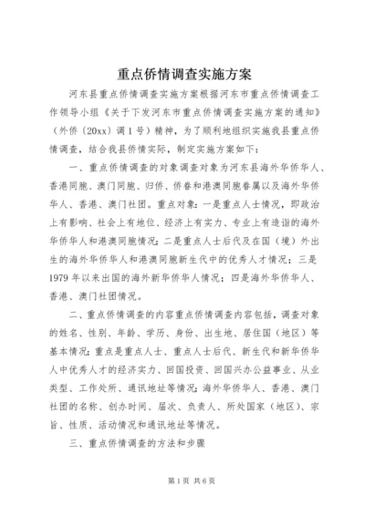重点侨情调查实施方案 (2).docx