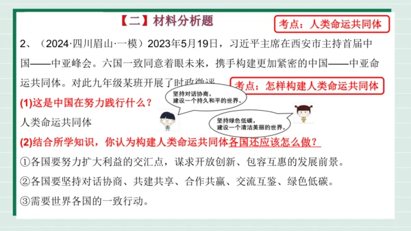 九下道法第一单元我们共同的世界复习课件2024  