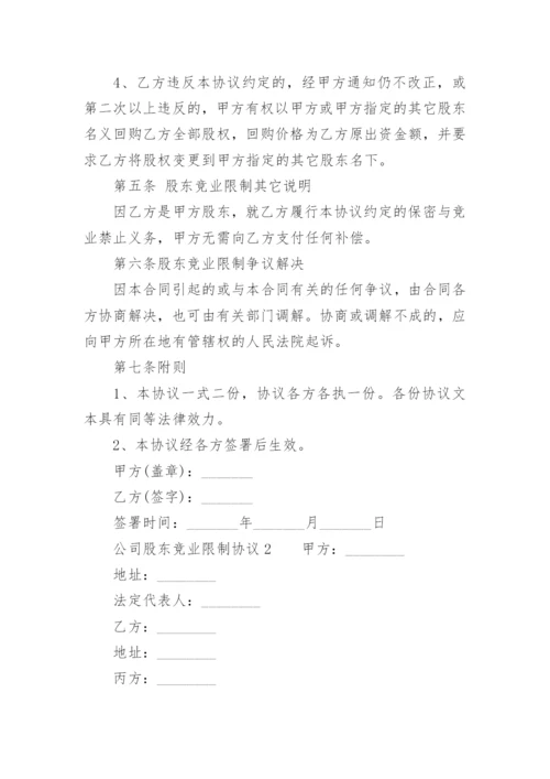 公司股东竞业限制协议.docx