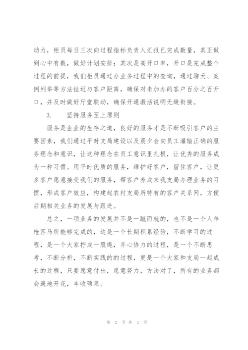 银行业务发展总结.docx