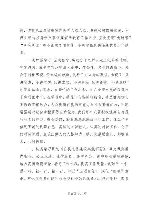 学习反腐倡廉心得体会专题4篇.docx