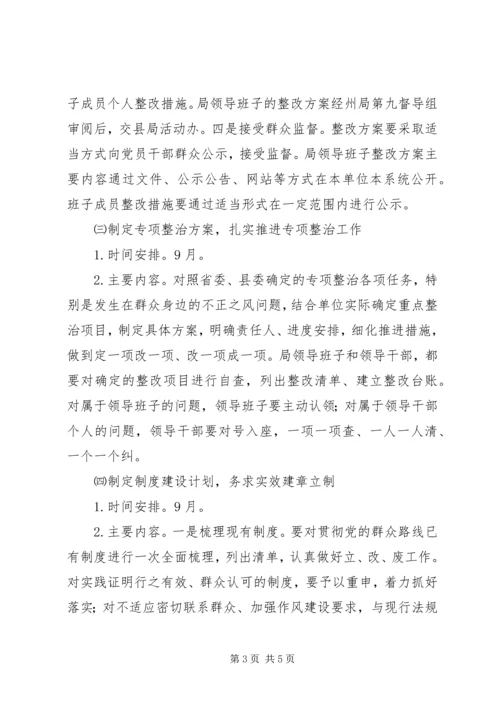 群众路线整改落实建章立制工作方案.docx