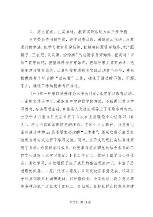 党的群众路线教育实践活动工作总结_2.docx