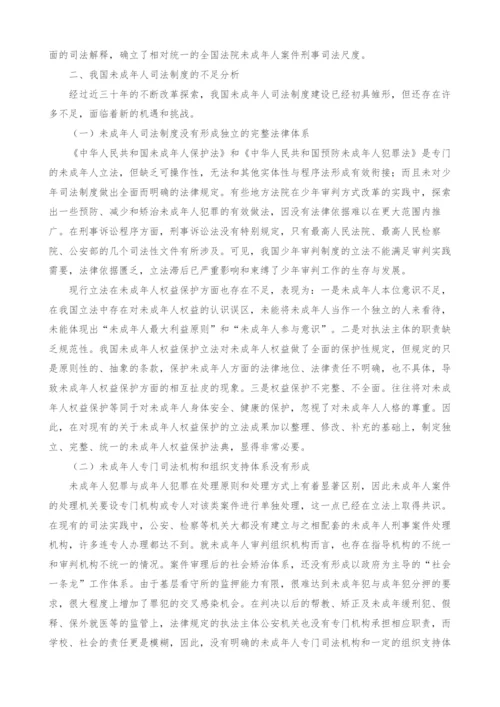 未成年人司法制度的构建与实践.docx