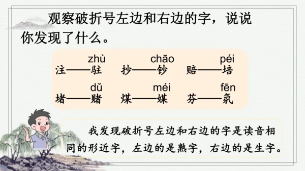 部编版四年级上册语文 语文园地二 课件