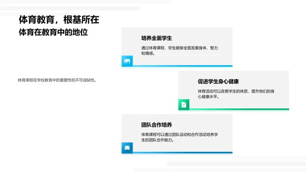 体育课程价值解析PPT模板