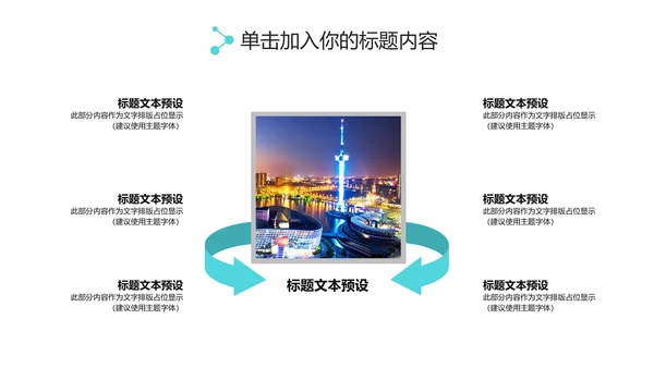 实用互联网智慧城市建设发展规划PPT模板